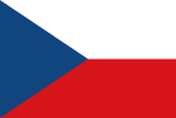 Flag for ('cs', 'cz', 'Čeština') language.
